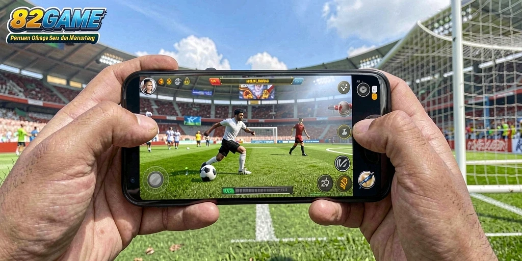 Tampilan gameplay seru dari 182GAME dengan aksi olahraga intens.