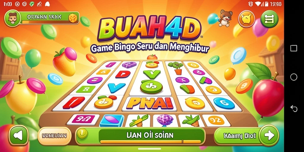 Tampilan gameplay BUAH4D yang seru dan penuh tantangan.