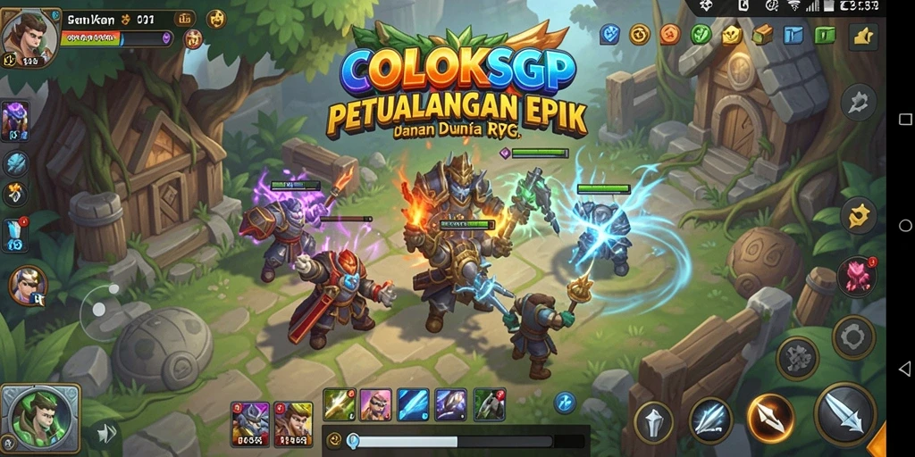 Tampilan gameplay COLOKSGP yang mendebarkan di dunia RPG.