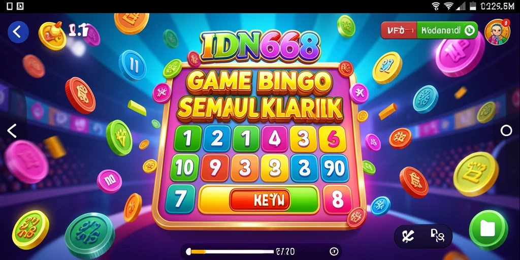 Tampilan gameplay seru dan interaktif dalam permainan Bingo.