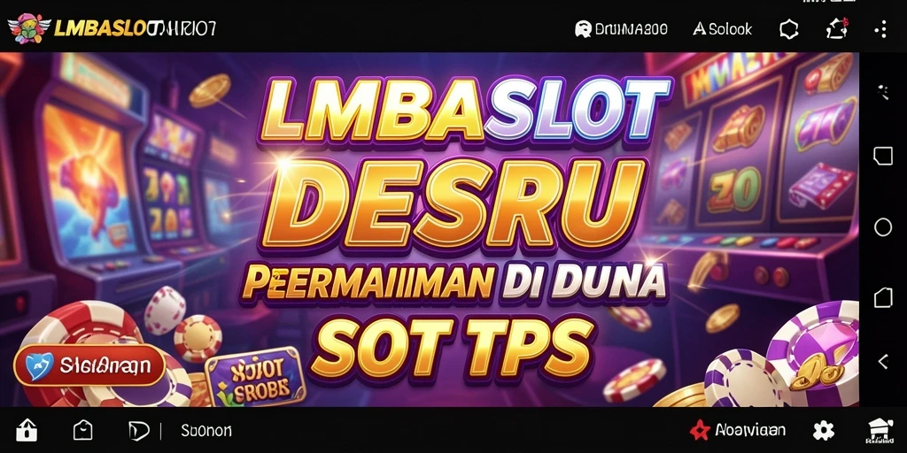 Tampilan gameplay LMBASLOT yang menarik dan penuh warna.