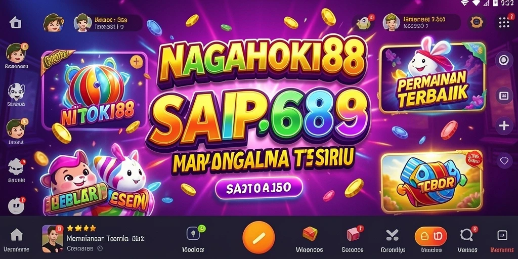 Tampilan gameplay menarik dari NAGAHOKI88 dengan berbagai tema slot.