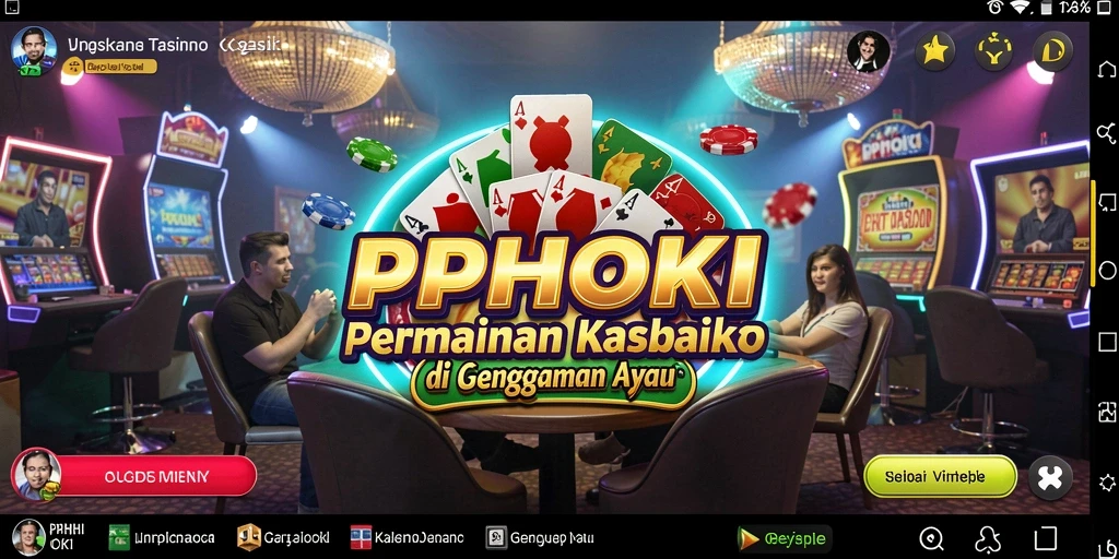 Tampilan menarik dari permainan Kasino di PPHOKI.