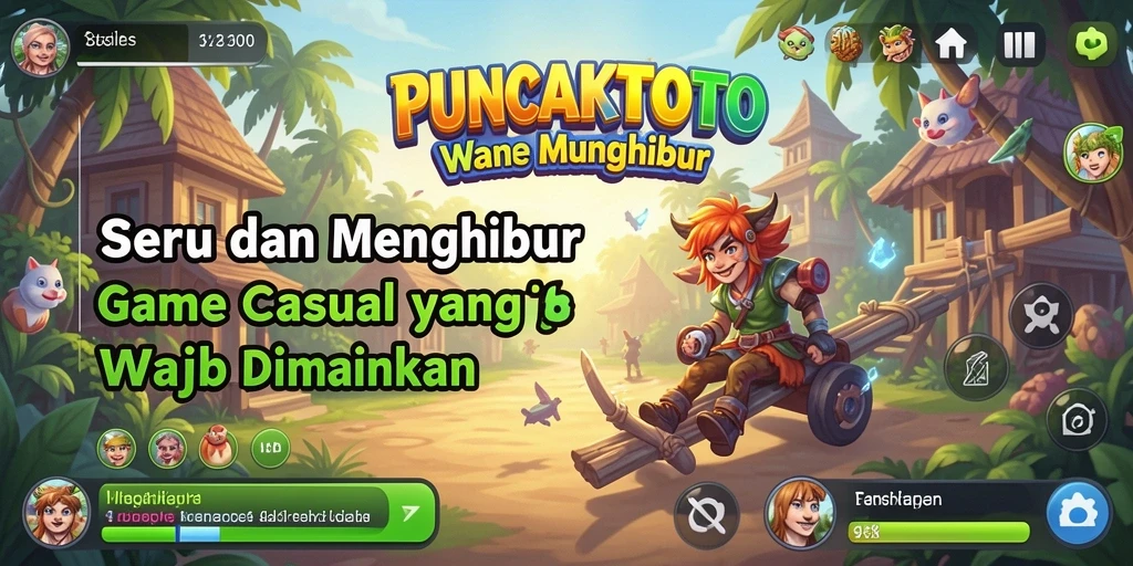 Tampilan menarik dari gameplay PUNCAKTOTO yang seru.